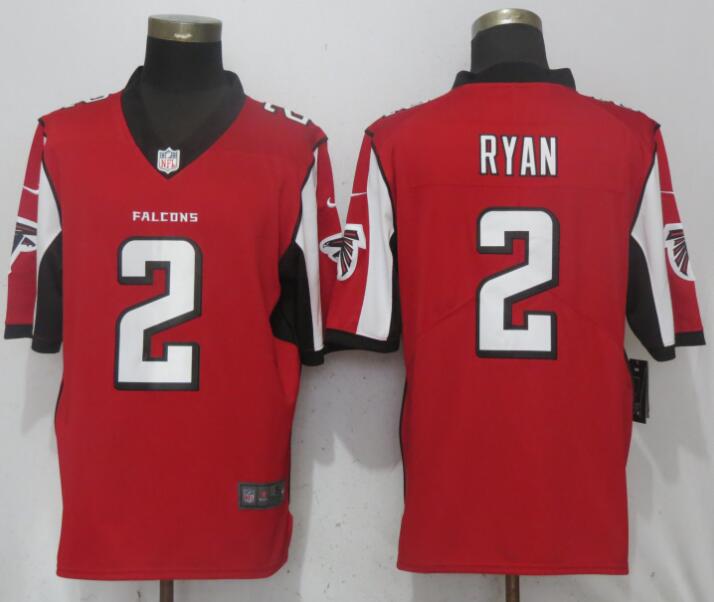 Men Atlanta Falcons 2 Ryan Red Nike Vapor Untouchable Limited Playe NFL Jerseys
